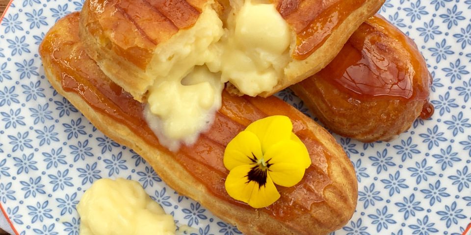 Crème Brulee Choux Bun